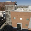 A red brick building that says "Sarver Heart Center"